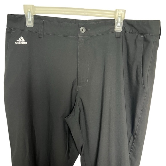 Adidas Climalite Men's Golf Pants Stretch Waist Lightweight Black Size 36x30 - Picture 7 of 10